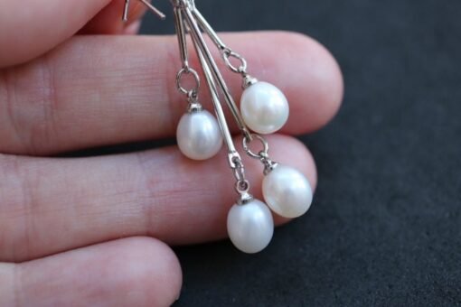 Pearl Earrings | 925 Sterling Silve - Image 5