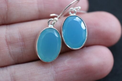 Blue Fluorite Earrings | 925 Sterling Silver - Image 6