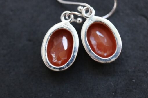 Carnelian Earrings | 925 Sterling Silver - Image 4