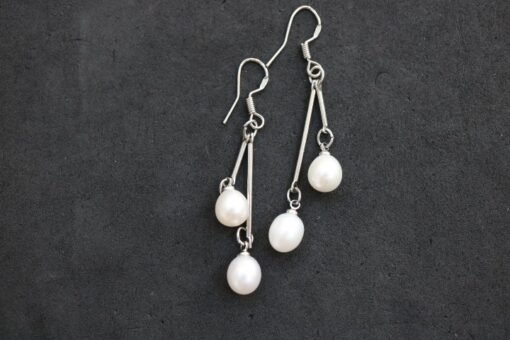 Pearl Earrings | 925 Sterling Silve - Image 2