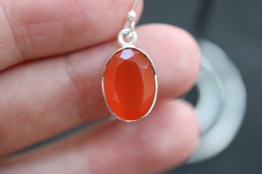 Carnelian Earrings | 925 Sterling Silver - Image 5