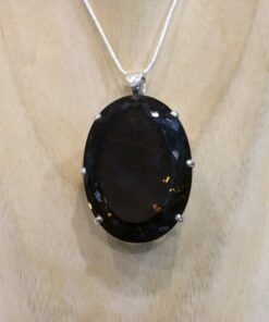Smokey Quartz Pendant 925 Sterling Silver