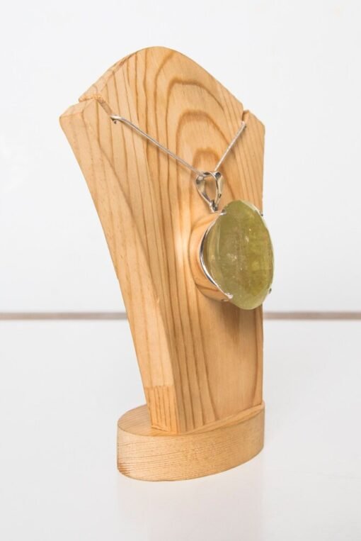 Lemon Quartz Pendant 925 Sterling Silver - Image 3