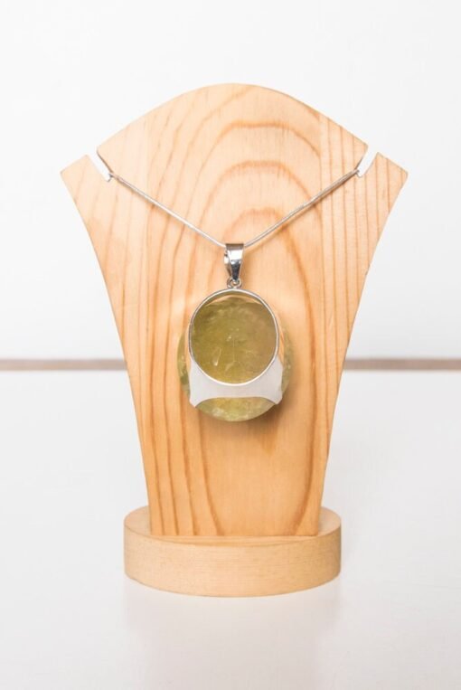 Lemon Quartz Pendant 925 Sterling Silver - Image 5