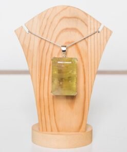 Lemon Quartz Pendant 925 Sterling Silver