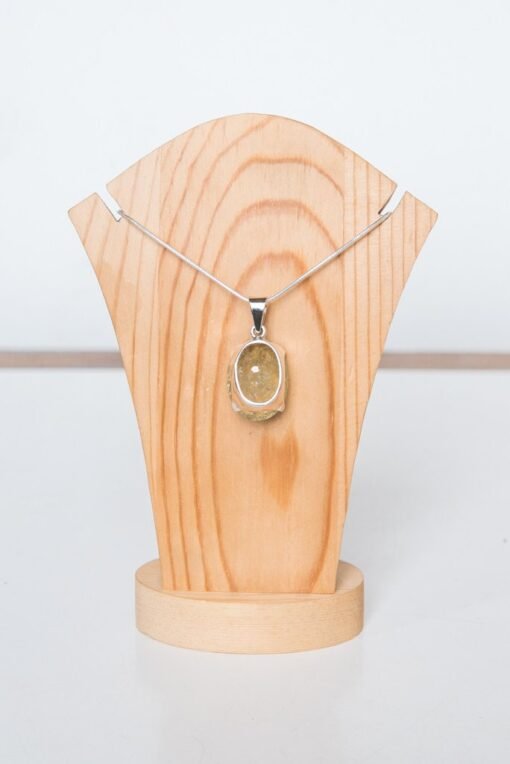 Lemon Quartz Pendant 925 Sterling Silver - Image 5