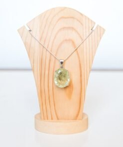 Lemon Quartz Pendant 925 Sterling Silver