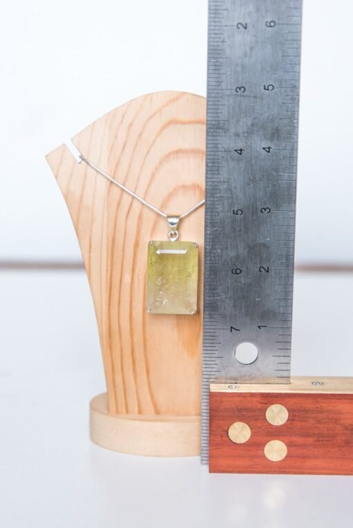 Lemon Quartz Pendant 925 Sterling Silver - Image 6