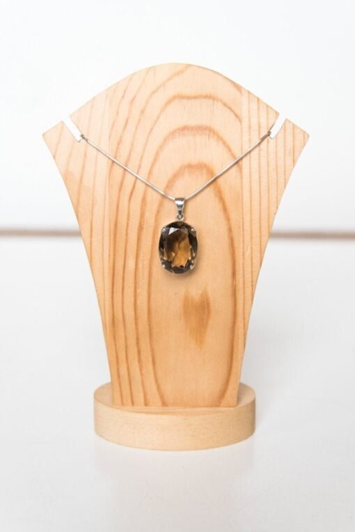Smoky Quartz Pendant | 925 Sterling Silver