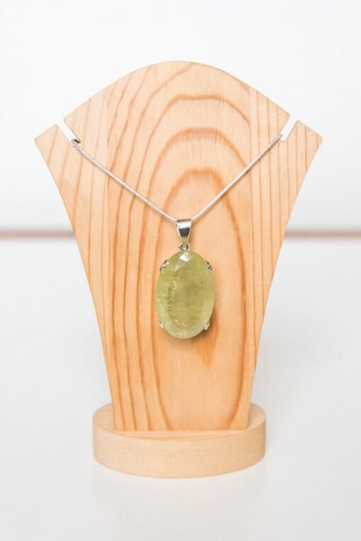 Lemon Quartz Pendant 925 Sterling Silver