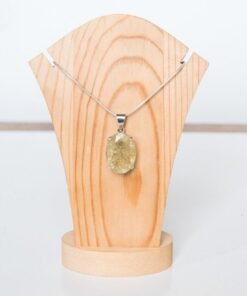 Lemon Quartz Pendant 925 Sterling Silver