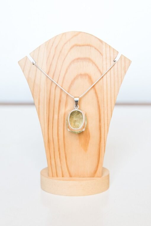 Lemon Quartz Pendant 925 Sterling Silver - Image 5