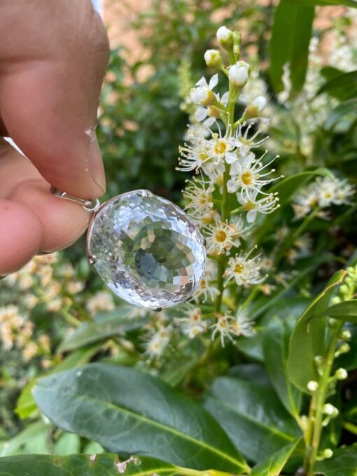 Clear Quartz Pendant  925 Sterling Silver - Image 5