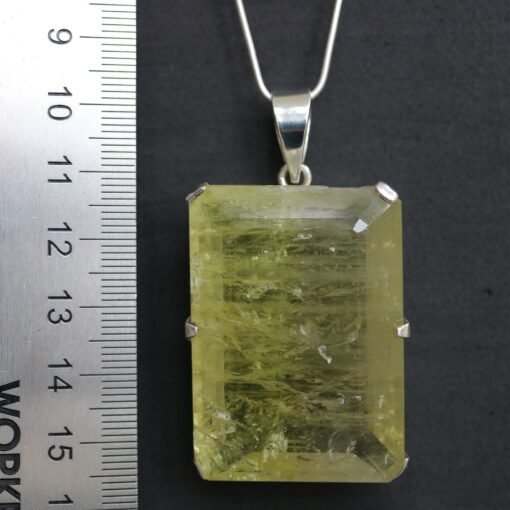 Aquamarine Pendant 925 Sterling Silver - Image 4