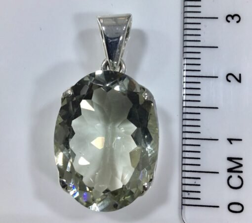 Prasiolite | Green Amethyst Pendant | 925 Sterling Silver - Image 7