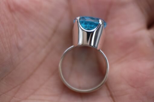 Blue Topaz Ring | 925 Sterling Silver - Image 5