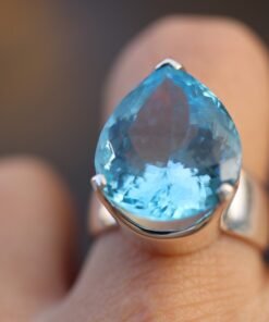 Blue Topaz Ring | 925 Sterling Silver