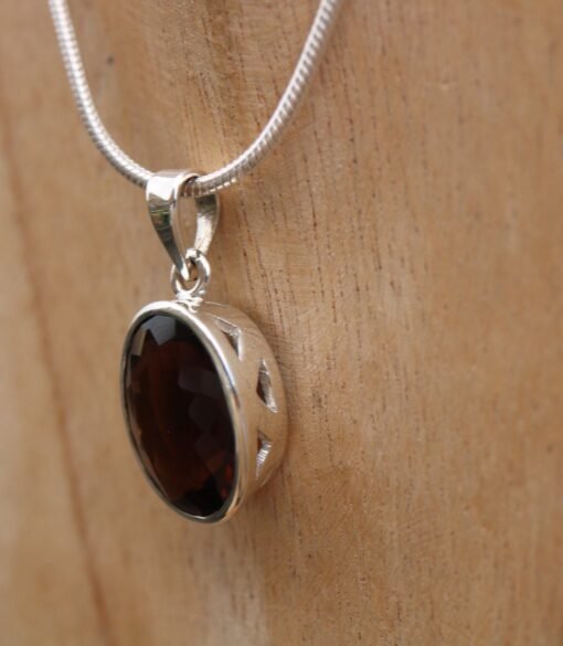 Bear Quartz Pendant 925 Sterling Silver - Image 6