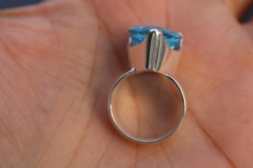 Blue Topaz Ring | 925 Sterling Silver - Image 7