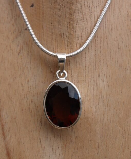 Bear Quartz Pendant 925 Sterling Silver - Image 3