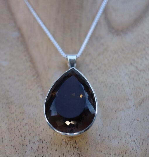 Smoky Quartz Pendant | 925 Sterling Silver - Image 3