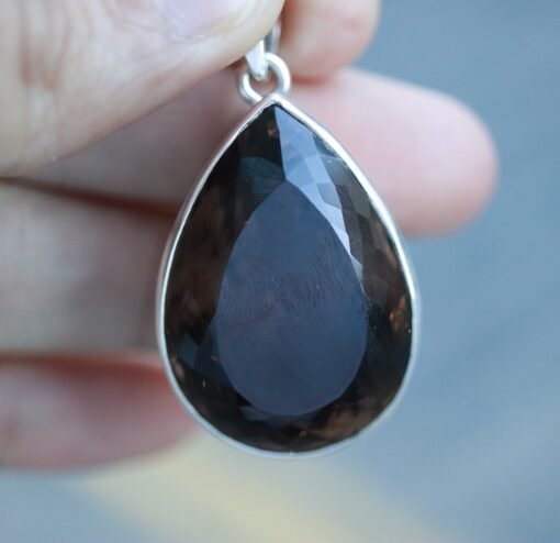 Smoky Quartz Pendant | 925 Sterling Silver