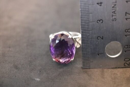 Amethyst Ring 925 Sterling Silver - Image 7
