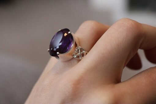 Amethyst Ring 925 Sterling Silver - Image 6