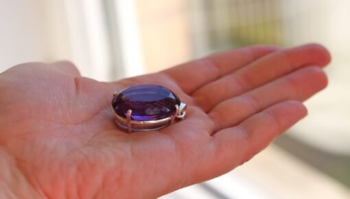 Amethyst Pendant 925 Sterling Silver - Image 3