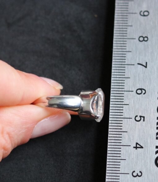 Clear Quartz Ring | 925 Sterling Silver - Image 7