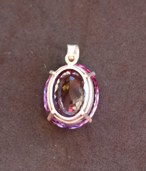 Amethyst Pendant 925 Sterling Silver - Image 6