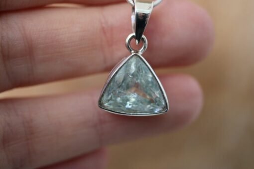 Aquamarine Pendant 925 Sterling Silver - Image 5
