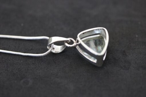 Aquamarine Pendant 925 Sterling Silver - Image 4
