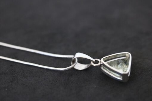 Aquamarine Pendant 925 Sterling Silver - Image 4