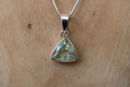 Aquamarine Pendant 925 Sterling Silver - Image 5