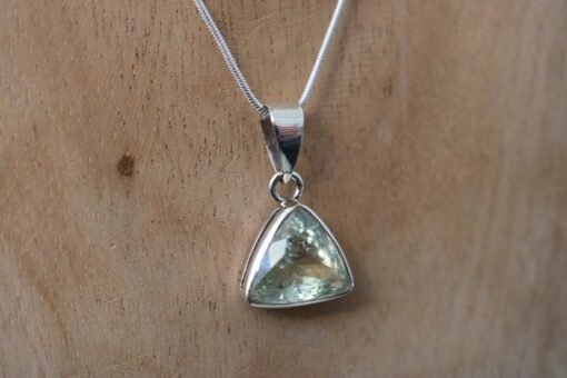 Aquamarine Pendant 925 Sterling Silver - Image 2