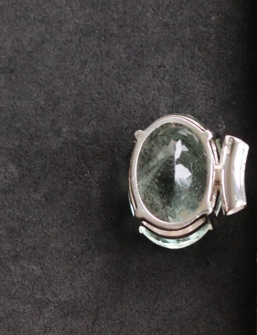Aquamarine Pendant 925 Sterling Silver - Image 7