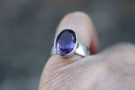 Amethyst Ring | 925 Sterling Silver - Image 4