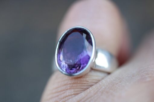 Amethyst Ring | 925 Sterling Silver