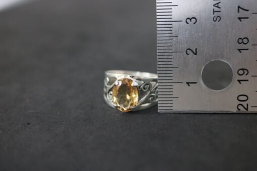 Citrine Ring | 925 Sterling Silver Ring - Image 5