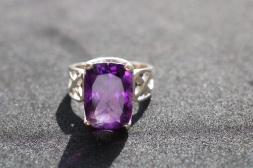 Amethyst Ring | 925 Sterling Silver - Image 2