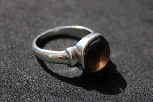 Smoky Quartz Ring  | 925 Sterling Silver - Image 4