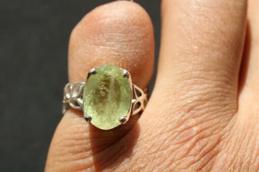 Lemon Quartz Ring 925 Sterling Silver - Image 2