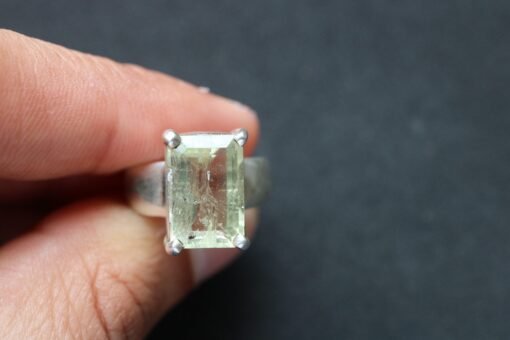 Aquamarine Ring | 925 Sterling Silver - Image 3