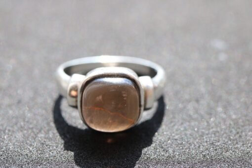 Smoky Quartz Ring  | 925 Sterling Silver - Image 3