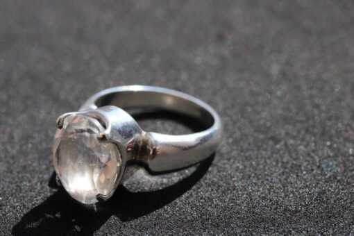 Clear Quartz Ring | 925 Sterling Silver - Image 6