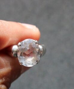 Clear Quartz Ring | 925 Sterling Silver