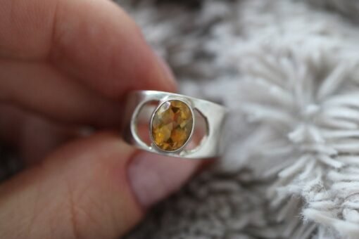 Yellow Topaz Ring| Imperial Topaz | 925 Sterling Silver - Image 2