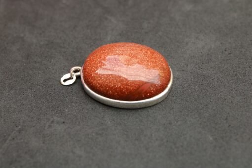 Sunstone Pendant |  925 Sterling Silver - Image 3