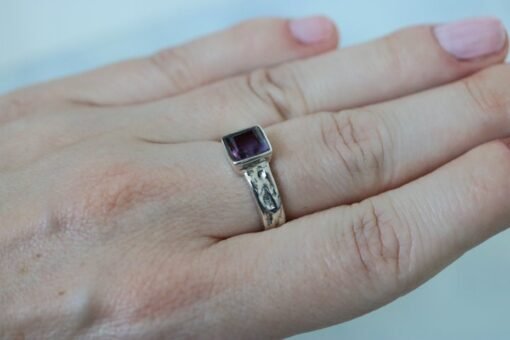 Amethyst Ring | 925 Sterling Silver - Image 8